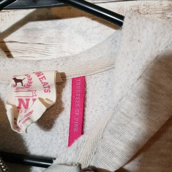 PINK Victoria's Secret A Lister Road Trip 86 Live Full Zip Up Hoodie VS Grey - Picture 4 of 8